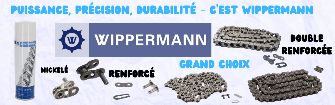 _Chaînes de transmission et pédaliers Wippermann _Chaînes de transmission et pédaliers Wippermann