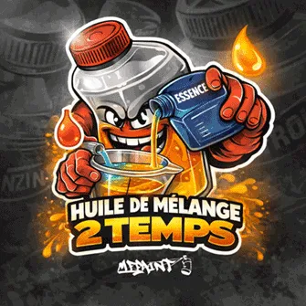 Huile mélangée pour moteurs à deux temps