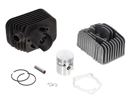 Zylinderkit Polini, 43mm Guss, mit CNC Zylinderkopf Piaggio Ciao/Si, 10mm Kolbenbolzen Zylinderkit Polini, 43mm Guss, mit CNC Zylinderkopf Piaggio Ciao/Si, 10mm Kolbenbolzen
