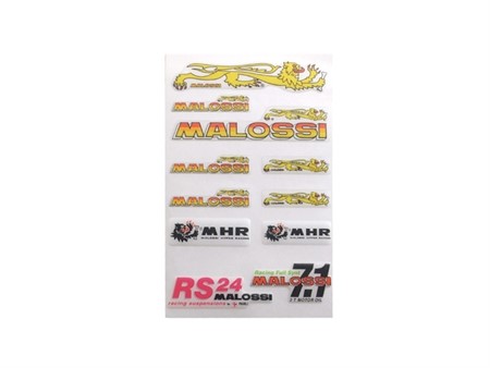 Set d'autocollants Malossi en silicone (11pcs)