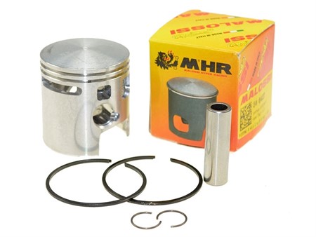 Piston complet Malossi fonte 46.9mm 1. Démesure axe 10, vélomoteurs Piaggio Ciao/SI