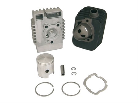 Kit Olympia Ø43mm fonte, 65cc, avec culasse, axe 10mm, Piaggio SI Kit Olympia Ø43mm fonte, 65cc, avec culasse, axe 10mm, Piaggio SI