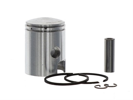 Piston complet Olympia 50cc fonte 38.4mm axe 10, Piaggio Ciao