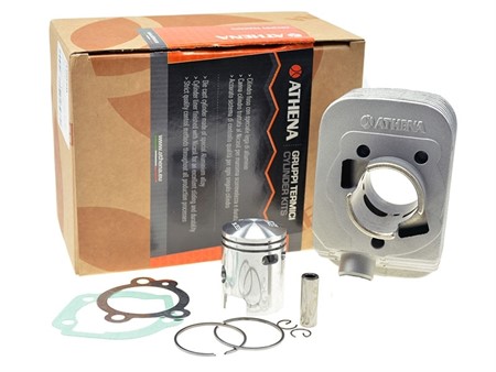 Kit Athena 65cc, Ø43mm alu, axe de piston 10mm, Piaggio Ciao/SI