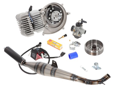 Moteur complet Simonini 4P, vélomoteurs Piaggio Ciao / SI