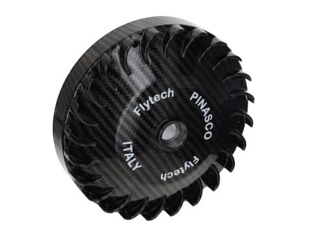 Volant magnétique Pinasco Flytech 2.0 "look carbone", vélomoteur Piaggio Ciao/SI (pour allumage électronique) Volant magnétique Pinasco Flytech 2.0 "look carbone", vélomoteur Piaggio Ciao/SI (pour allumage électronique)