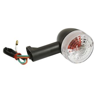 Clignotants ARRIERE GAUCHE ou AVANT DROIT, DERBI Senda R 2000, blanc, homologué CE Clignotants ARRIERE GAUCHE ou AVANT DROIT, DERBI Senda R 2000, blanc, homologué CE