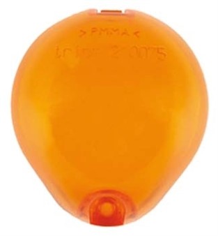 Blinkerglas vorne orange CE