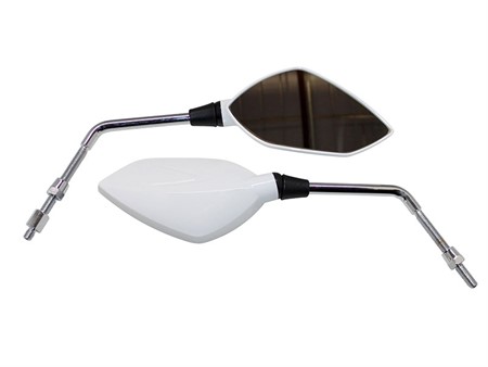 Paire de rétroviseur Replay, blanc, M8 Paire de rétroviseur Replay, blanc, M8