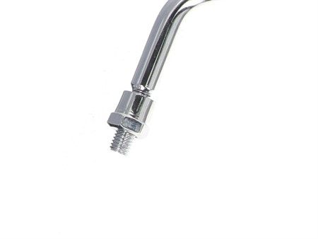 Paire de rétroviseur M8 droite Replay chrome rond 103mm, universel vélomoteurs, scooter, motos