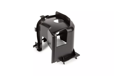 Cache coiffe turbine air de cylindre noir, moteur scotoer 50cc Minarelli horizontal air