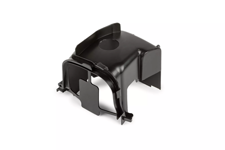 Cache coiffe turbine air de cylindre noir, moteur scotoer 50cc Minarelli horizontal air