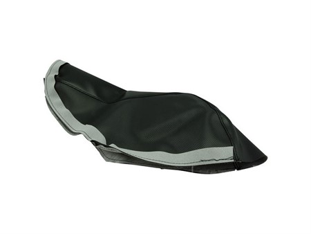 Housse de selle finition carbone pour Aerox / Nitro jusqu’à 2012, noire Housse de selle finition carbone pour Aerox / Nitro jusqu’à 2012, noire