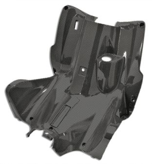 Verschalung Beinschutz Yamaha Aerox/MBK Nitro, carbon Verschalung Beinschutz Yamaha Aerox/MBK Nitro, carbon