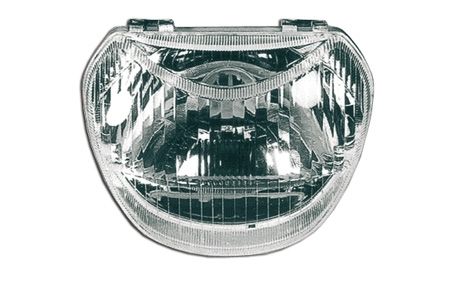 Optique de phare avant, moto Derbi Senda 50 / X-Race 50 (homologué CE) Optique de phare avant, moto Derbi Senda 50 / X-Race 50 (homologué CE)