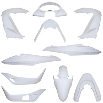 Verkleidungskit 10-Teilig weiss glanz, Honda PCX 125cc, 2010-2013 Verkleidungskit 10-Teilig weiss glanz, Honda PCX 125cc, 2010-2013