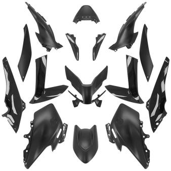 Kit habillage de 15 pièces Yamaha T-Max 560 2022-2024 noir brillant Kit habillage de 15 pièces Yamaha T-Max 560 2022-2024 noir brillant