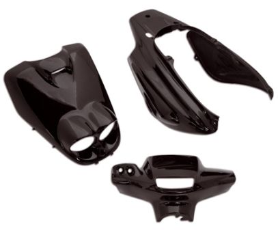 Verschalungskit 4-Teilig MBK Booster Rocket schwarz Verschalungskit 4-Teilig MBK Booster Rocket schwarz