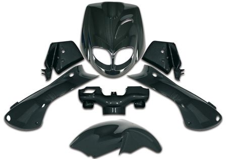Verkleidungskit TNT Peugeot Trekker/TKR/Metal-X schwarz met. Verkleidungskit TNT Peugeot Trekker/TKR/Metal-X schwarz met.