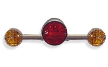 Verre feu arrière rouge CE Verre feu arrière rouge CE