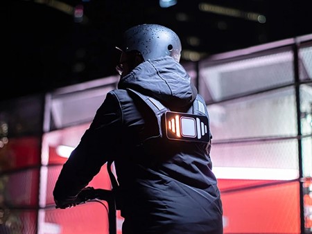 CLIC-LIGHT V2 Sicherheitsweste / Gilet mit integrierter LED-Signalisierung