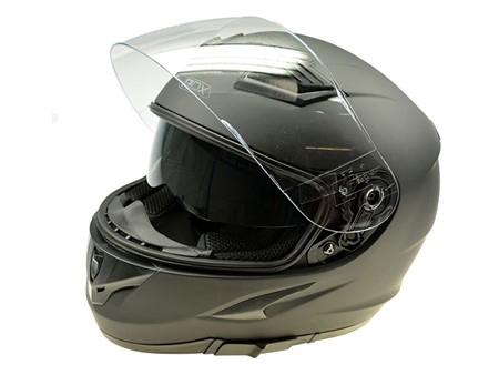 Helm ADX XR3 schwarz matt, Doppelvisier (Grösse L)