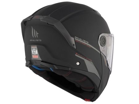 Helm MT ATOM 2 SV (Klapphelm) schwarz matt Doppelvisier (Grösse S)