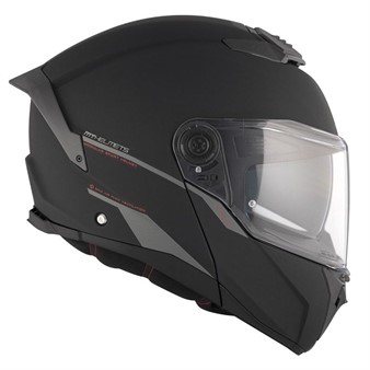 Helm MT ATOM SV (Klapphelm) schwarz matt Doppelvisier (Grösse M)