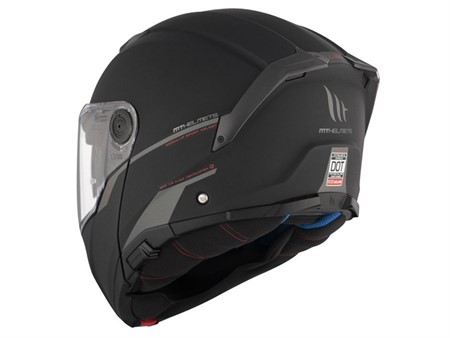 Helm MT ATOM 2 SV (Klapphelm) schwarz matt Doppelvisier (Grösse M)