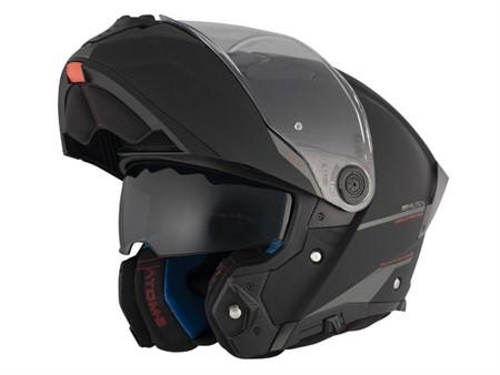 Helm MT ATOM 2 SV (Klapphelm) schwarz matt Doppelvisier (Grösse M)