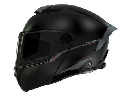 Helm MT ATOM 2 SV (Klapphelm) schwarz matt Doppelvisier (Grösse XL)