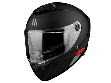 Casque MT Thunder 4 SV noir mat, double visière, taille : S