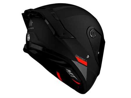 Casque MT Thunder 4 SV noir mat, double visière, taille : S