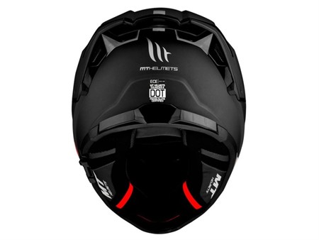 Casque MT Thunder 4 SV noir mat, double visière, taille : S