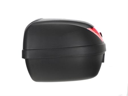 Top Case 28 Liter schwarz/rot inkl. Halterung