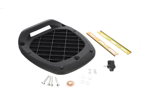 Top Case 28 Liter schwarz/rot inkl. Halterung