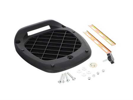 Top Case 28 Liter schwarz/weiss inkl. Halterung