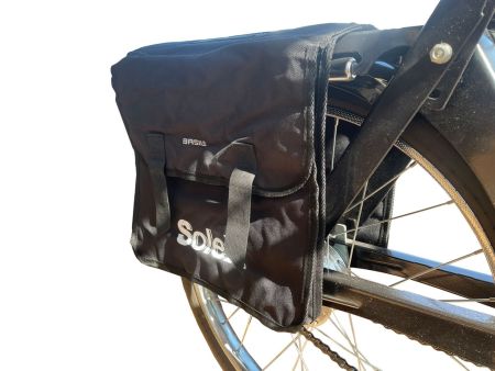 Sacochen / Seitentaschen Solex Schwarz (38x35x11cm)