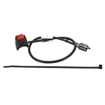 Interrupteur Domino STOP noir/rouge, universel Interrupteur Domino STOP noir/rouge, universel