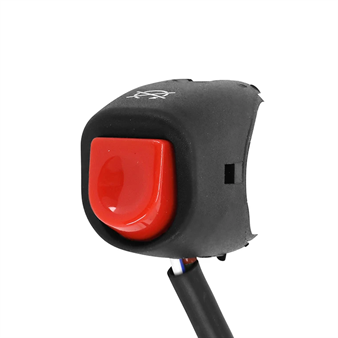 Lenkerschalter Domino STOP schwarz/rot