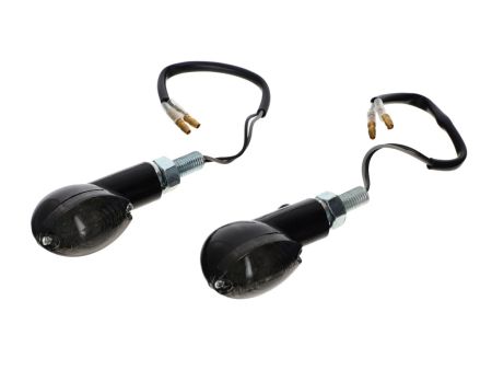 Blinkerset LED schwarz (M10) kurz E8 Prüfzeichen Blinkerset LED schwarz (M10) kurz E8 Prüfzeichen