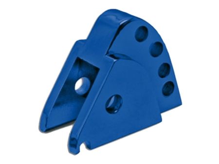 Réhausseur d'amortisseur moteurs Minarelli, bleu anodisé Réhausseur d'amortisseur moteurs Minarelli, bleu anodisé