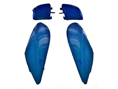 Verres clignotants bleu, MBK Booster Next Generation
