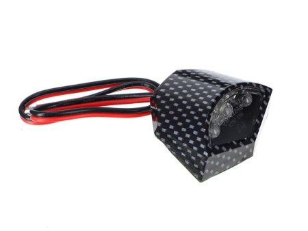 Nummernschildbeleuchtung LED, (Mit E-Prüfzeichen), Carbon Nummernschildbeleuchtung LED, (Mit E-Prüfzeichen), Carbon