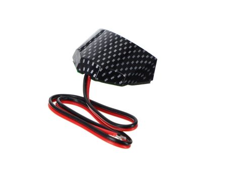 Nummernschildbeleuchtung LED, (Mit E-Prüfzeichen), Carbon