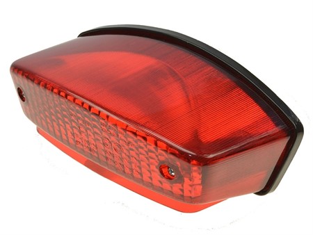 Feu arrière vitre rouge homologuée CE, moto 50cc Derbi Senda/Peugeot XR6/Malaguti F12 Feu arrière vitre rouge homologuée CE, moto 50cc Derbi Senda/Peugeot XR6/Malaguti F12
