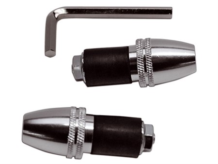 Embouts de guidon Replay, chrome Embouts de guidon Replay, chrome