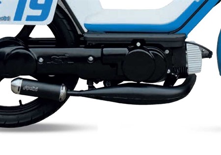 Auspuff Polini FOR RACE 27 mm für Piaggio Ciao SI Bravo Grillo Boss, roh