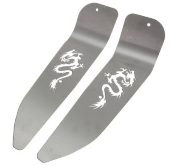 Footboard alu Peugeot Speedfight dragon stainless steel Footboard alu Peugeot Speedfight dragon stainless steel