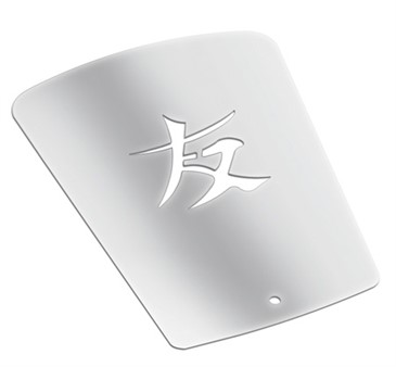 Cache batterie Peugeot Speedfight Edelstahl China Tribal